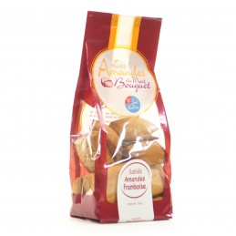 Sablés aux amandes et framboise 200g