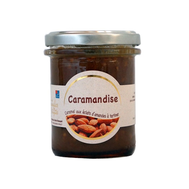 Caramandise 200g - caramel tendre aux éclats d'amandes à tartiner Caramandise 200g - caramel tendre aux éclats d'amandes à tartiner