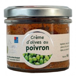 Crème d'olives aux poivrons 100g