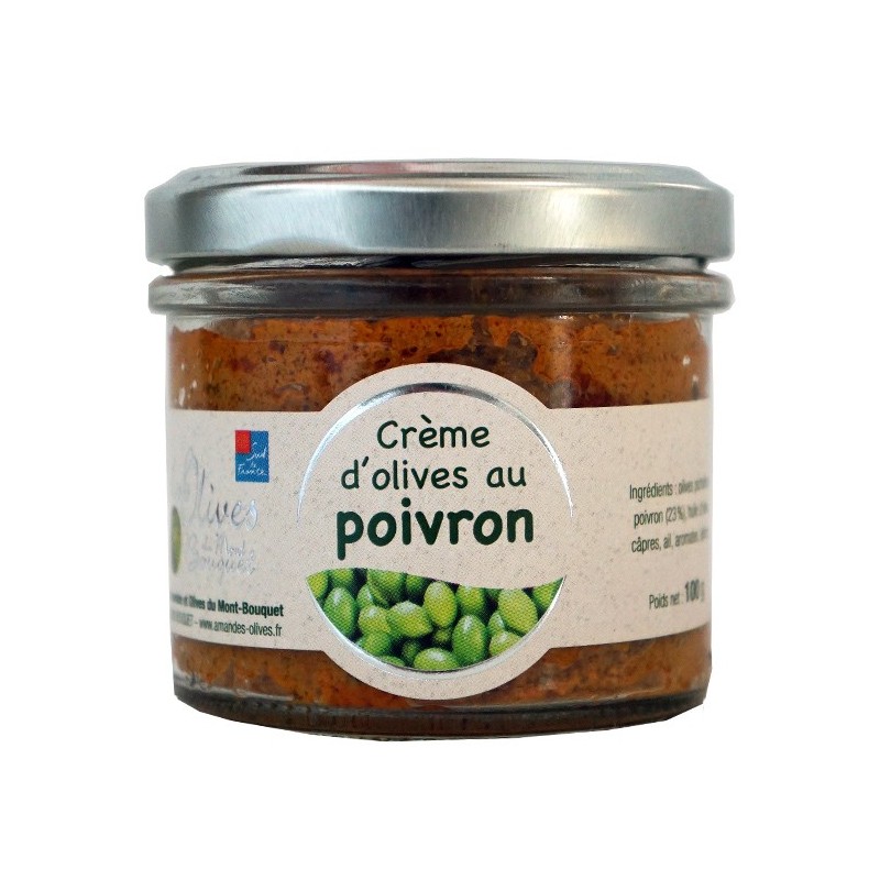 Crème d'olives aux poivrons 100g