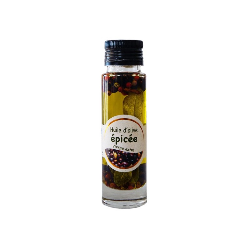 Huile d'Olive picholine aux épices 10cl