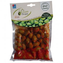 Olives au piment d’Espelette 200g