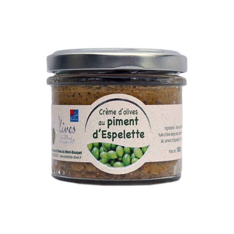 Crème d'Olives au piments d’Espelette 100g