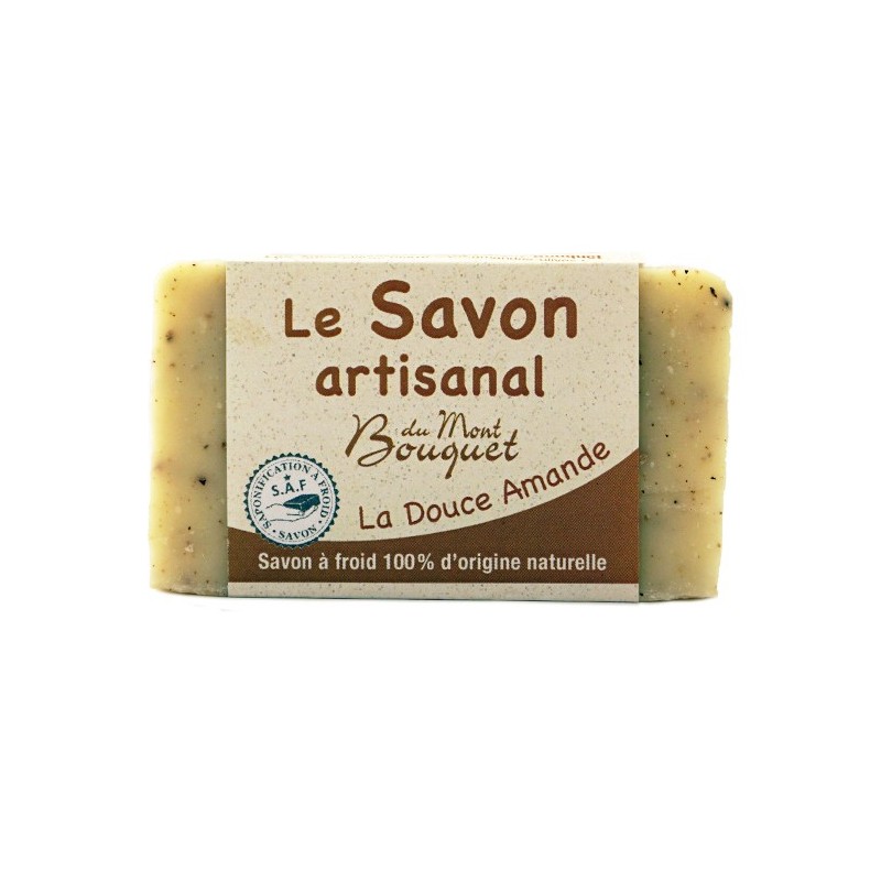 Savon à l'huile d'amande douce et à la poudre d'amandes 100g