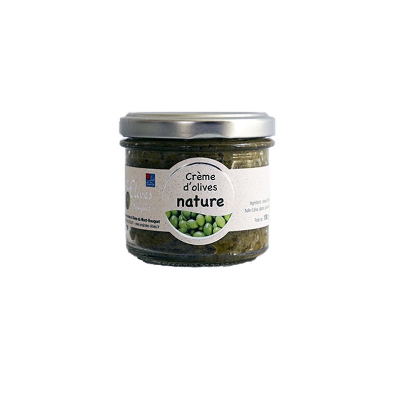 Pot de purée d'olives Picholine nature 100g