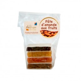 Pâte d'amandes aux fruits 100g