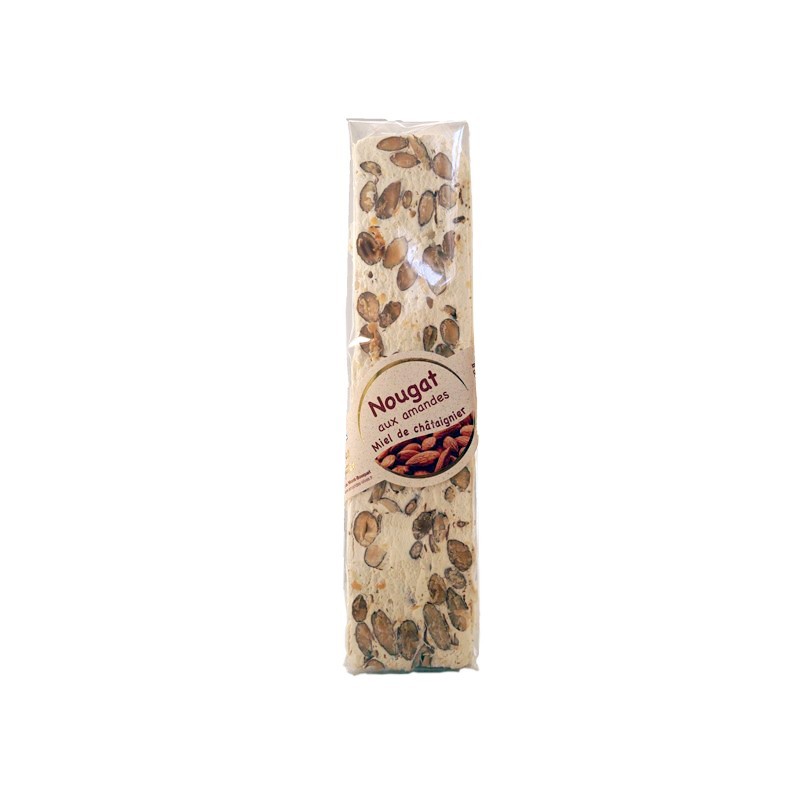 Nougat Blanc au miel de Chataignier 100g