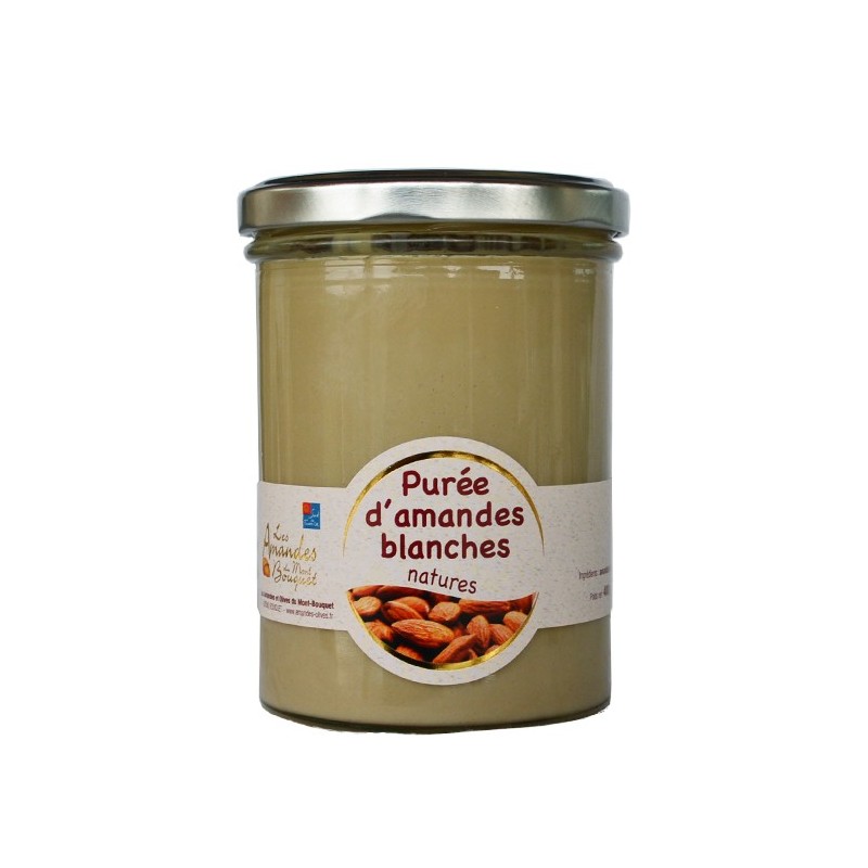 Purée d'amande blanche nature 400g Purée d'amande blanche nature 400g