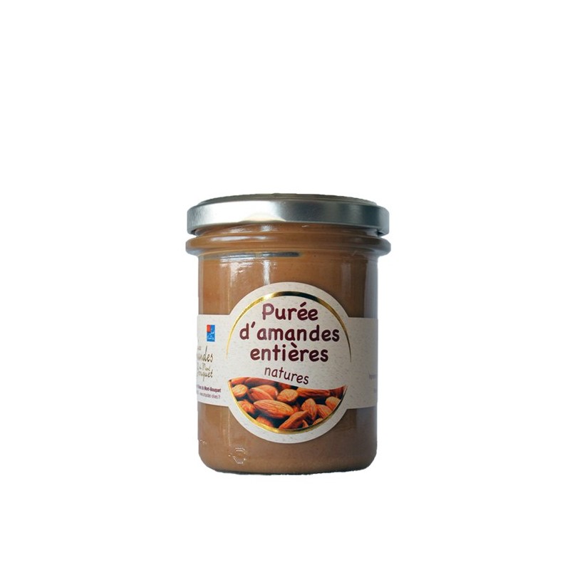 Purée d'amande entière nature 180g