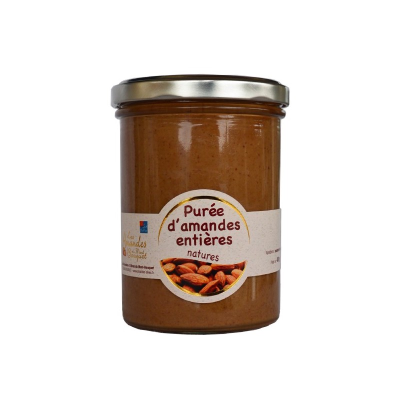 Purée d'amande entière nature 400g