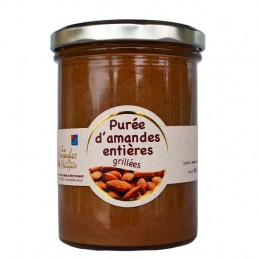 Purée d'amande entière grillée 400g