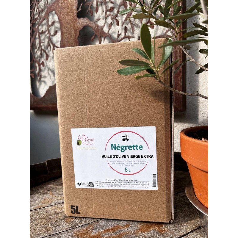 Huile d'Olive Négrette 5L