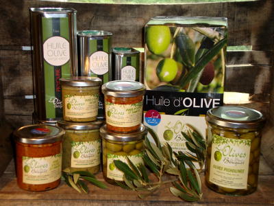 Les produits de l'olive